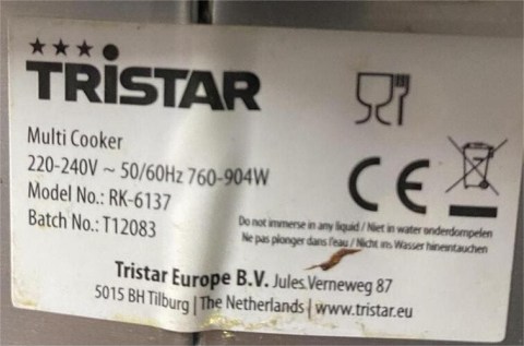 Μεταχειρισμένος Πολυμάγειρας 5Lt 30x40x25Cm TRISTAR